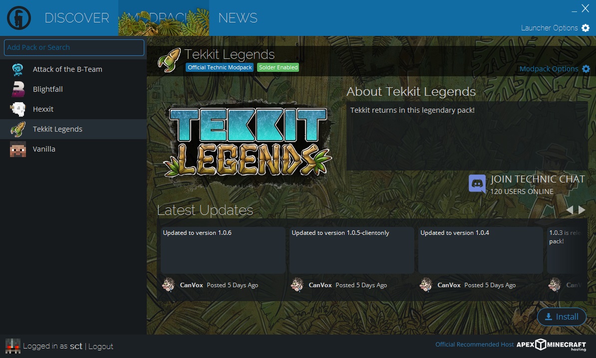 tekkit launcher won tekkit launcher won